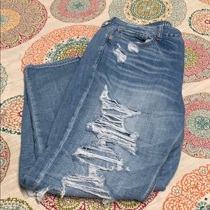 American Eagle Outfitters Tomgirl Ripped Jeans